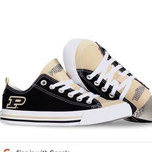 Brand New Skicks Purdue Canvas Low Top Lace Up Sneakers